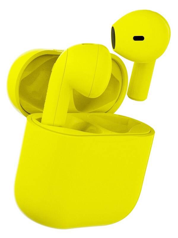 Sluchátka Happy Plugs Joy žlutá