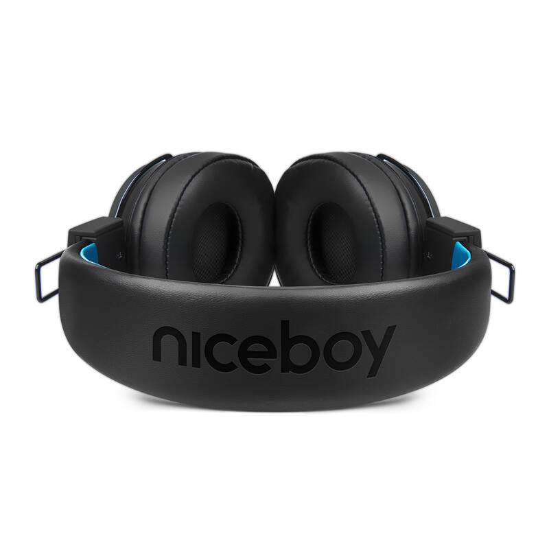 Sluchátka Niceboy HIVE Joy 3 černá modrá, Sluchátka, Niceboy, HIVE, Joy, 3, černá, modrá