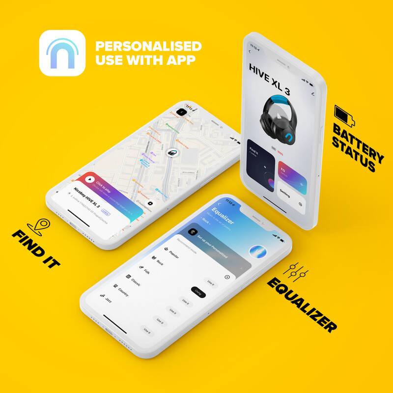 Sluchátka Niceboy HIVE XL 3 černá