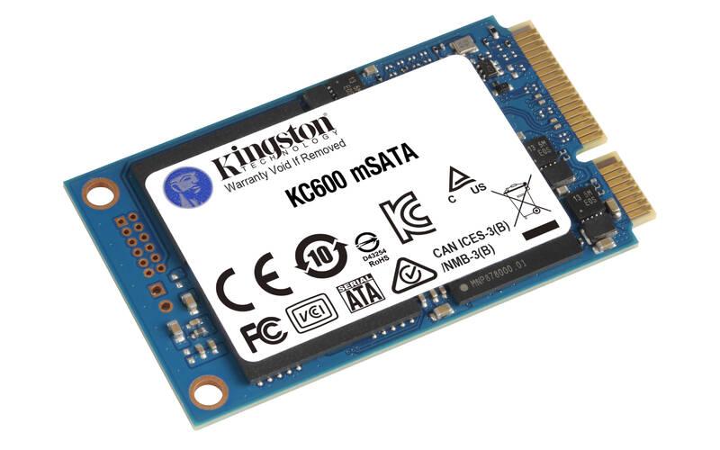 SSD Kingston KC600 256GB mSATA, SSD, Kingston, KC600, 256GB, mSATA