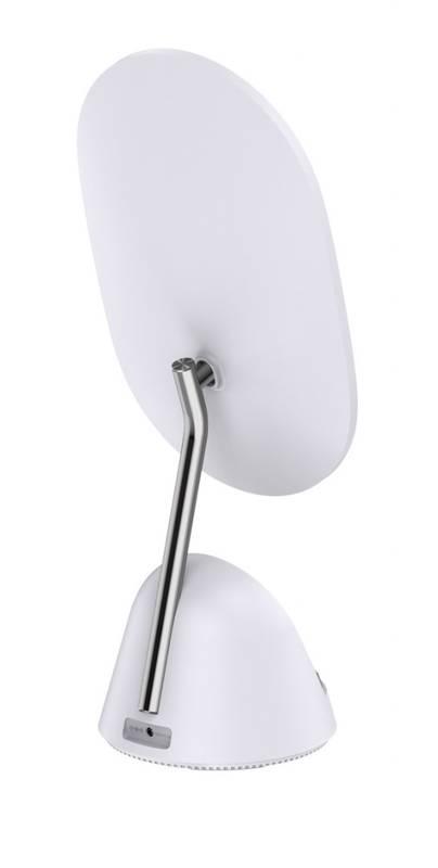 Stolní lampička IMMAX LED kosmetické zrcátko FACE 3v1, stojánek s Qi nabíjením 18W bílá