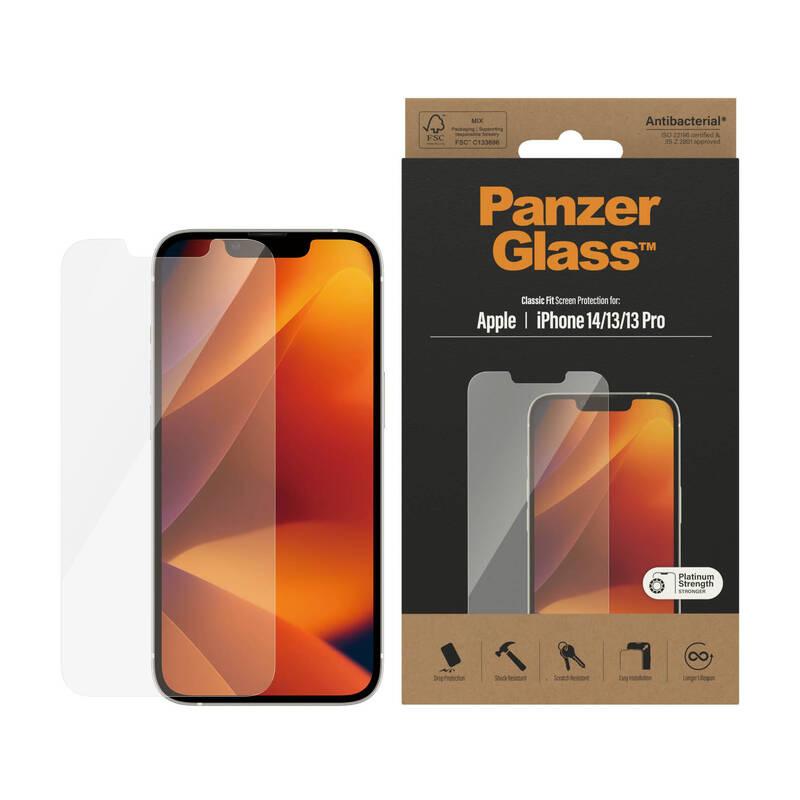 Tvrzené sklo PanzerGlass Classic Fit na Apple iPhone 14 13 13 Pro