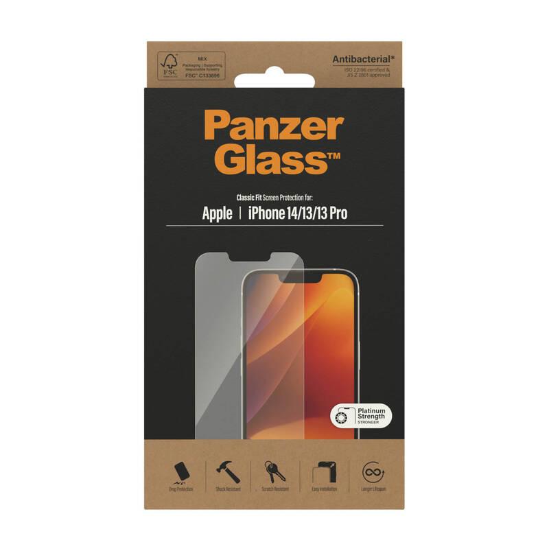 Tvrzené sklo PanzerGlass Classic Fit na Apple iPhone 14 13 13 Pro