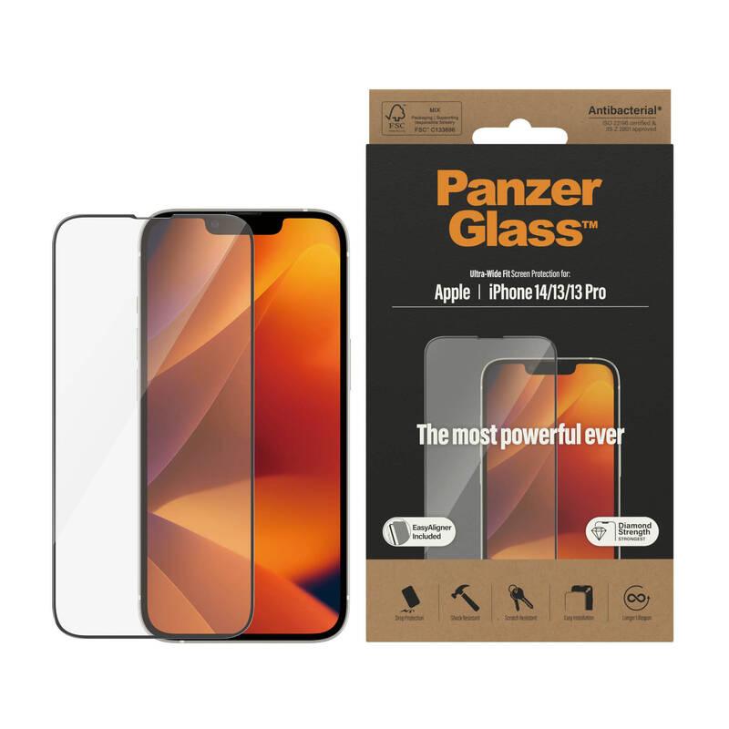 Tvrzené sklo PanzerGlass na Apple iPhone 14 13 13 Pro s instalačním rámečkem