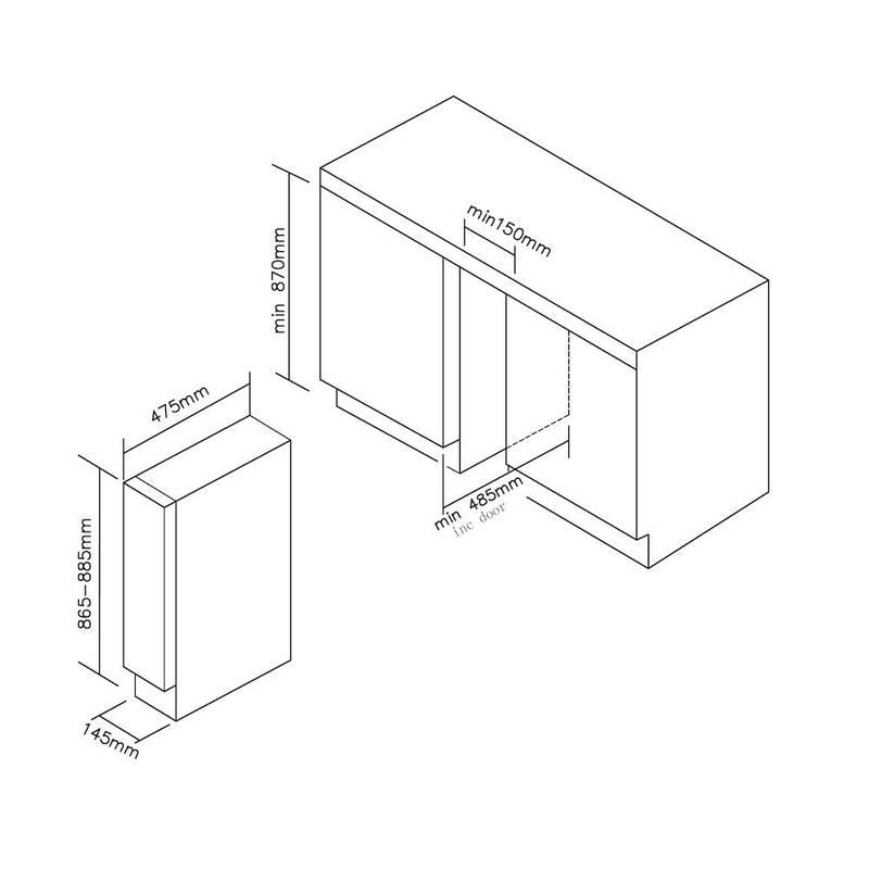 Vinotéka Candy CCVB 15 1 černá