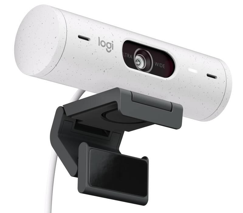 Webkamera Logitech Brio 500 bílá, Webkamera, Logitech, Brio, 500, bílá