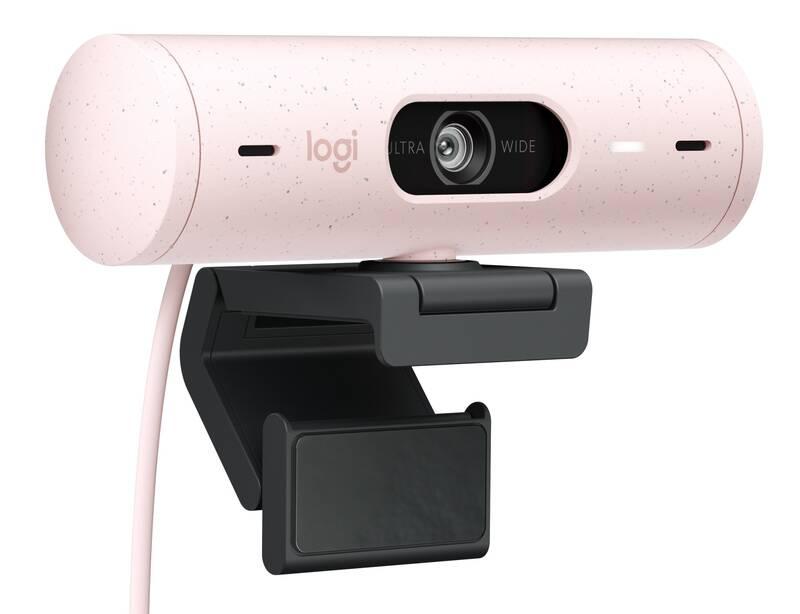 Webkamera Logitech Brio 500 růžová, Webkamera, Logitech, Brio, 500, růžová