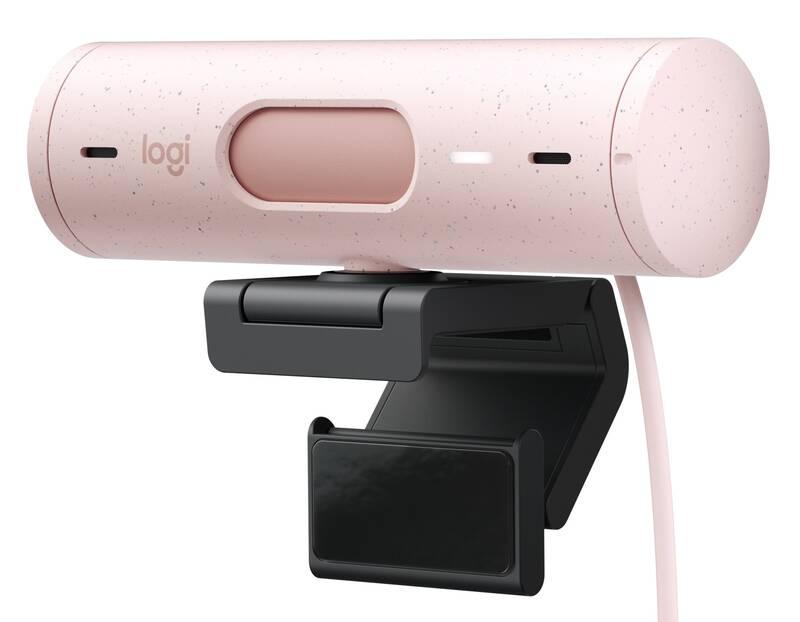 Webkamera Logitech Brio 500 růžová, Webkamera, Logitech, Brio, 500, růžová