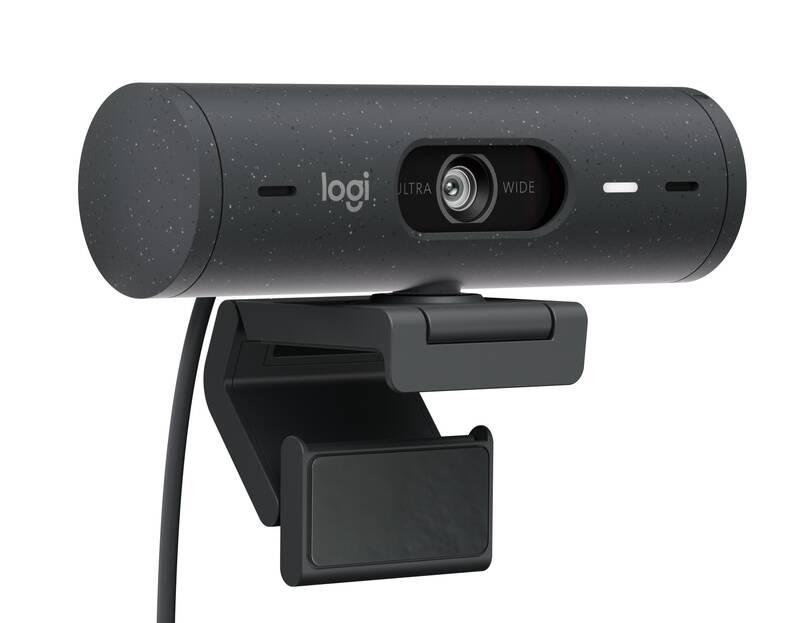 Webkamera Logitech Brio 500 šedá, Webkamera, Logitech, Brio, 500, šedá