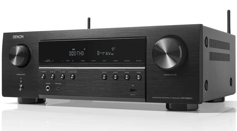 AV Receiver Denon AVR-S660H černý