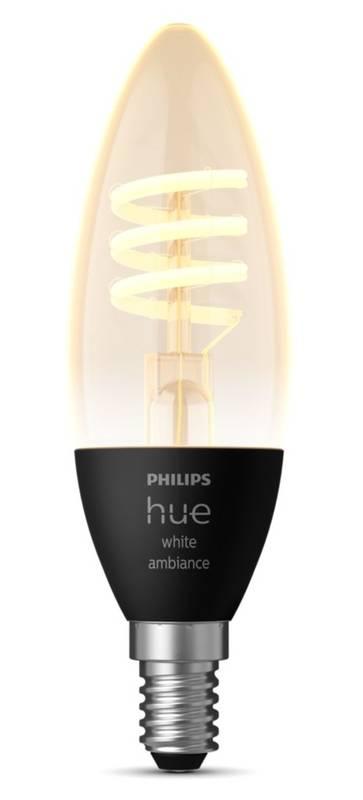 Chytrá žárovka Philips Hue svíčka E14, 4,6W White Ambiance