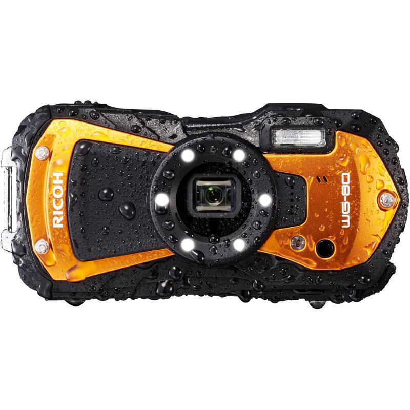 Digitální fotoaparát Ricoh WG-80 oranžový, Digitální, fotoaparát, Ricoh, WG-80, oranžový