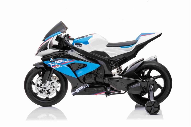 Elektrická motorka Beneo BMW HP4 RACE 12V modrá