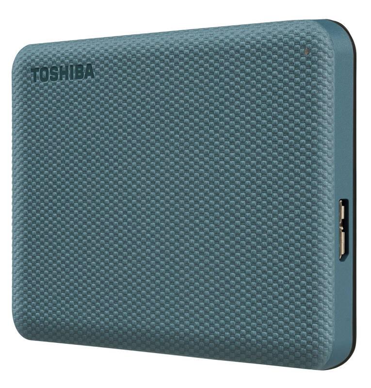 Externí pevný disk 2,5" Toshiba Canvio Advance 4TB, USB 3.2 Gen 1 zelený