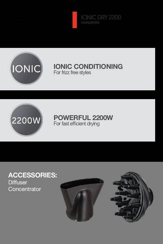 Fén Remington D3190S Ionic Dry 2200