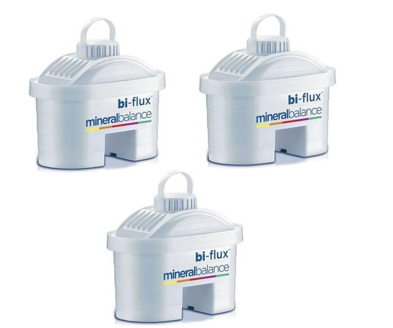 Filtr na vodu Laica Bi-flux Bi-flux Mineralbalance, 3ks bílý