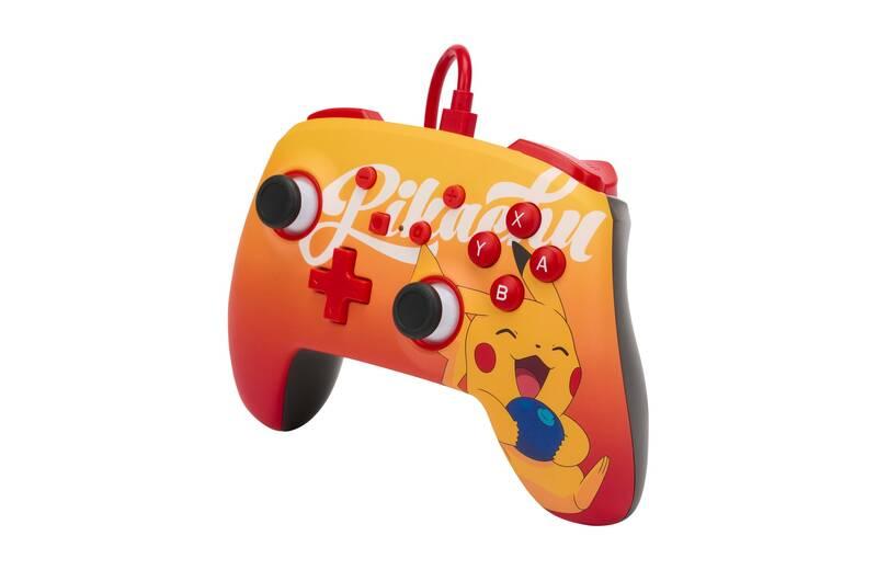 Gamepad PowerA Enhanced Wired pro Nintendo Switch - Oran Berry Pikachu