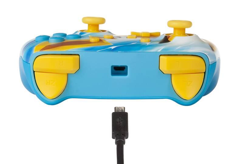 Gamepad PowerA Enhanced Wired pro Nintendo Switch - Pokémon: Pikachu Charge