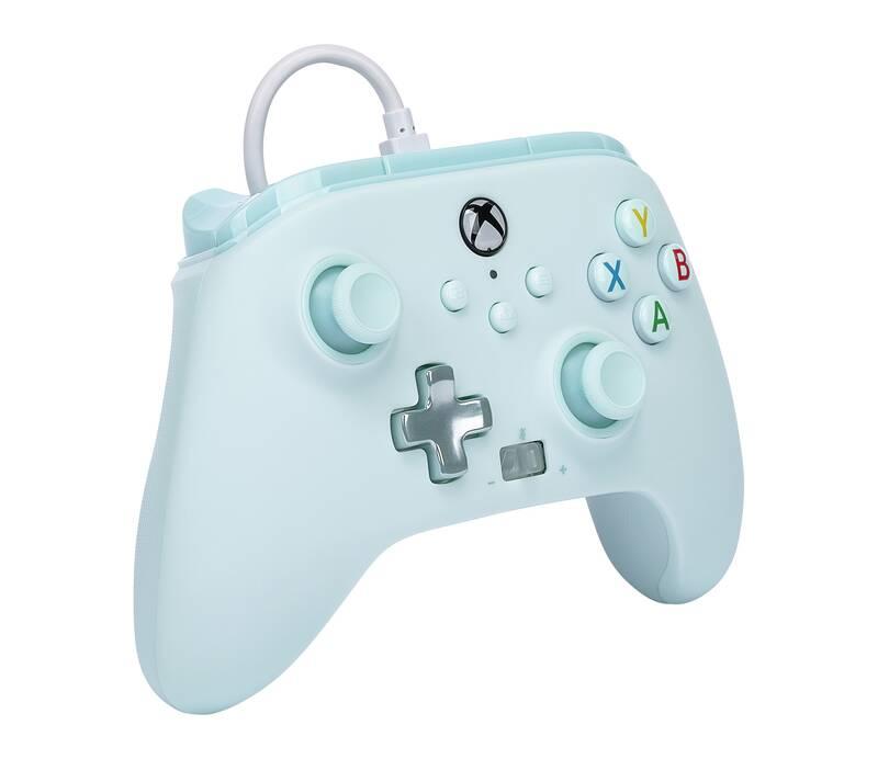 Gamepad PowerA Enhanced Wired pro Xbox Series XS - Cotton Candy Blue