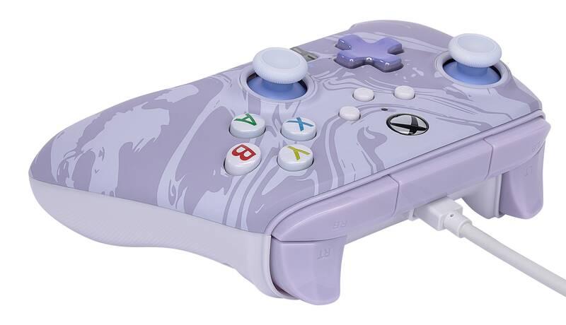 Gamepad PowerA Enhanced Wired pro Xbox Series XS - Lavender Swirl, Gamepad, PowerA, Enhanced, Wired, pro, Xbox, Series, XS, Lavender, Swirl