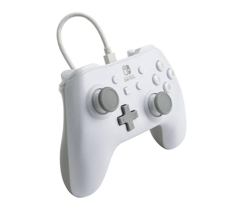 Gamepad PowerA Wired pro Nintendo Switch bílý