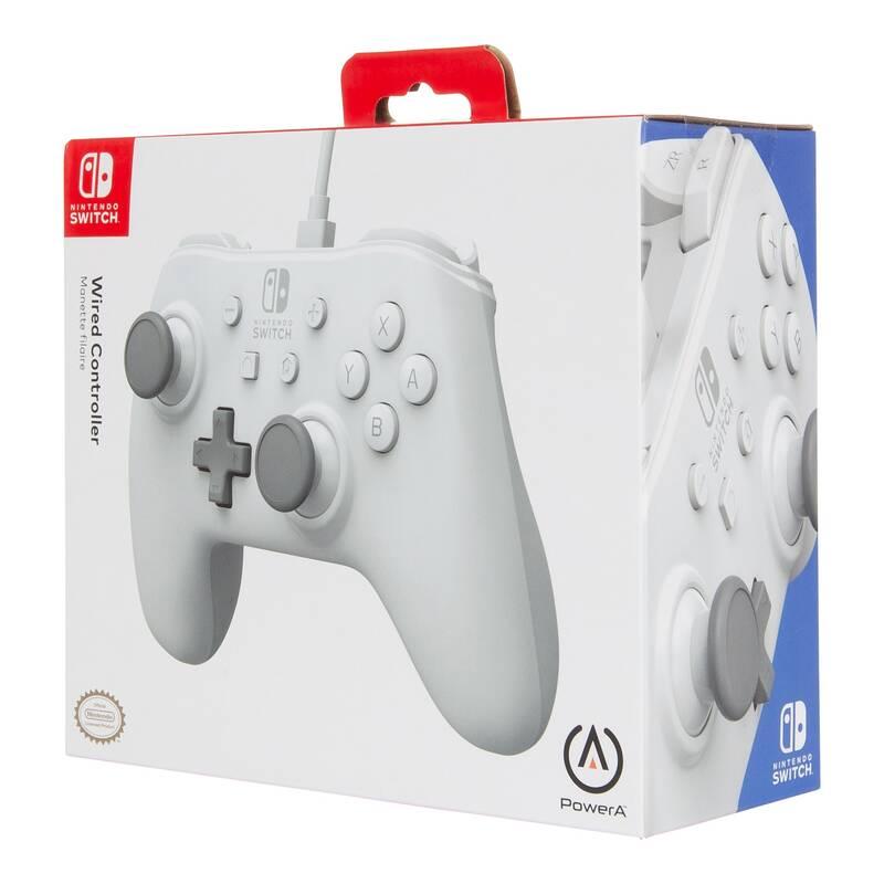 Gamepad PowerA Wired pro Nintendo Switch bílý, Gamepad, PowerA, Wired, pro, Nintendo, Switch, bílý