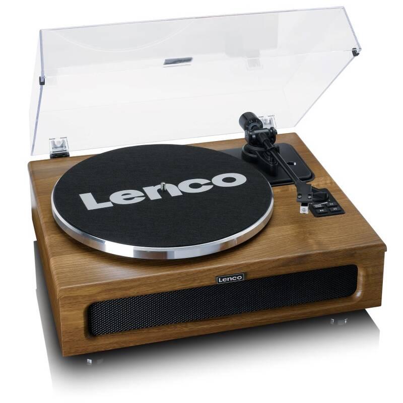Gramofon Lenco LS-410 hnědý, Gramofon, Lenco, LS-410, hnědý