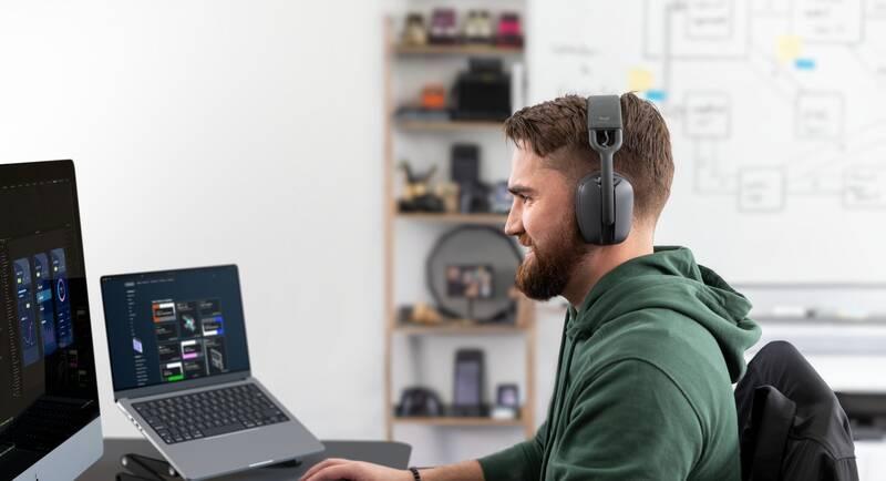 Headset Logitech Zone Vibe 100 šedý