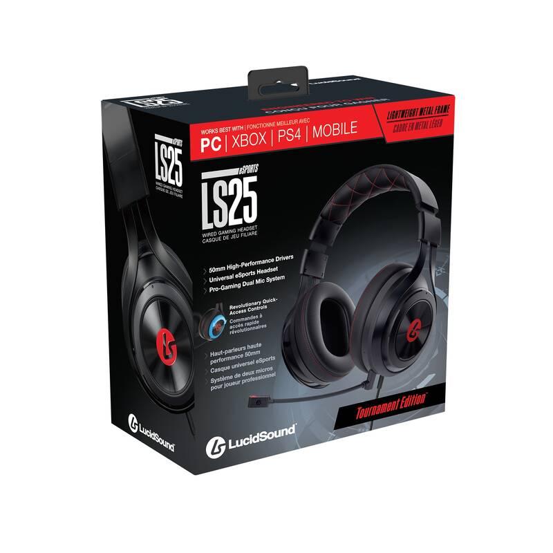 Headset PowerA LucidSound LS25BK pro eSport černý
