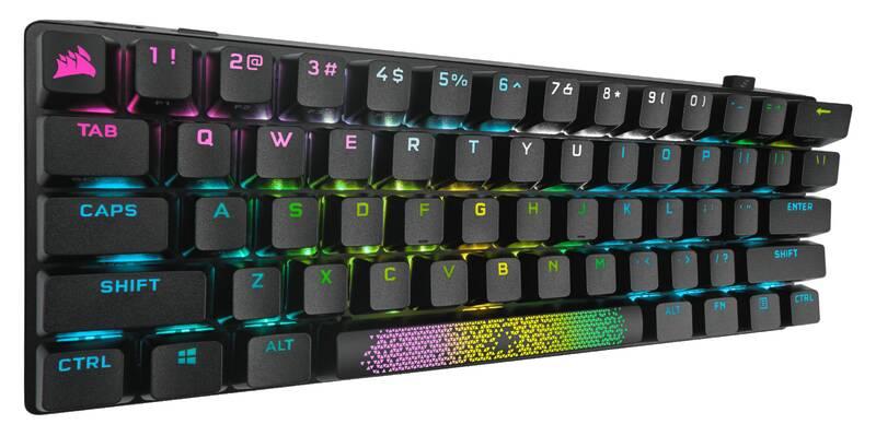 Klávesnice Corsair K70 PRO MINI Wireless CHERRY MX Red černá