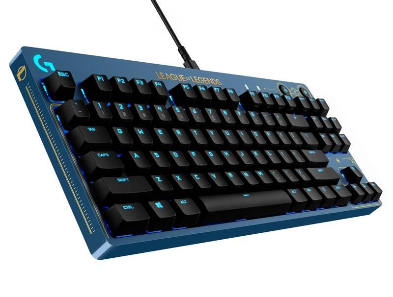 Klávesnice Logitech Gaming G Pro, GX Brown Tactile, League of Legends Edition, US, Klávesnice, Logitech, Gaming, G, Pro, GX, Brown, Tactile, League, of, Legends, Edition, US