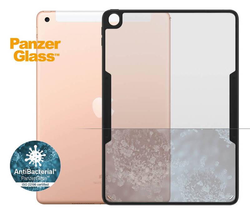 Kryt PanzerGlass ClearCase Apple iPad 10,2” Pro Air 10,5” černý průhledný
