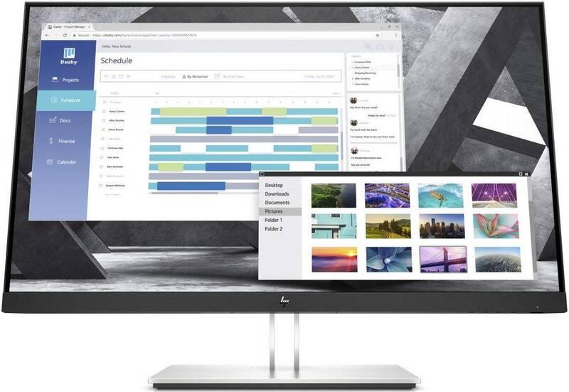 Monitor HP E27d G4 QHD - dokovací černý