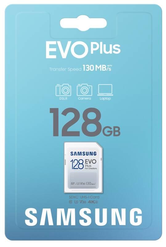 Paměťová karta Samsung EVO Plus SDXC 128 GB, Paměťová, karta, Samsung, EVO, Plus, SDXC, 128, GB