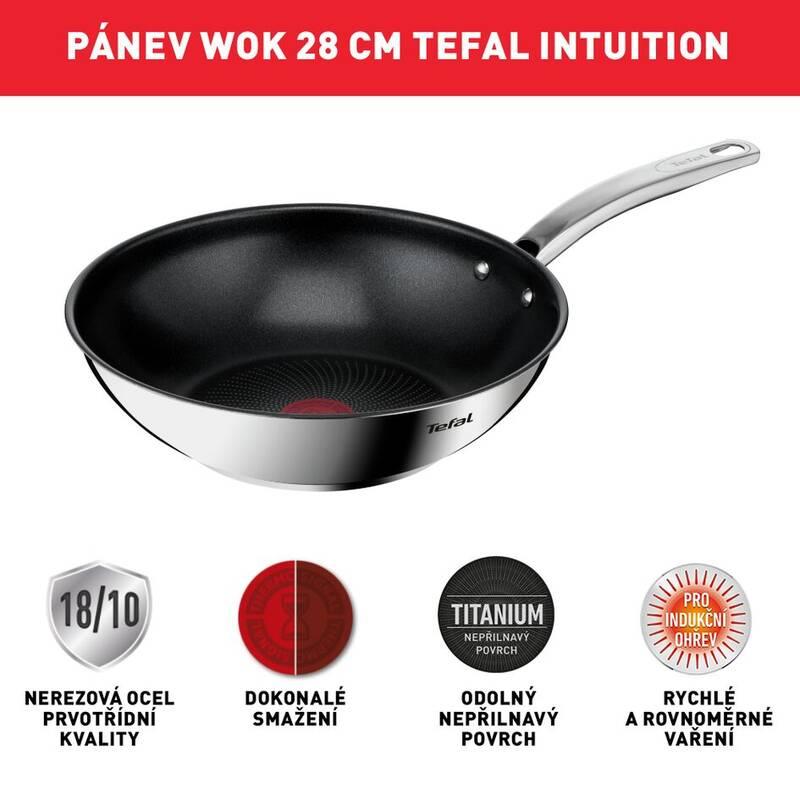 Pánev WOK Tefal Intuition B8171944, 28 cm