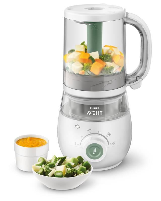 Parní vařič mixér Philips Avent SCF885 01 bílý, Parní, vařič, mixér, Philips, Avent, SCF885, 01, bílý