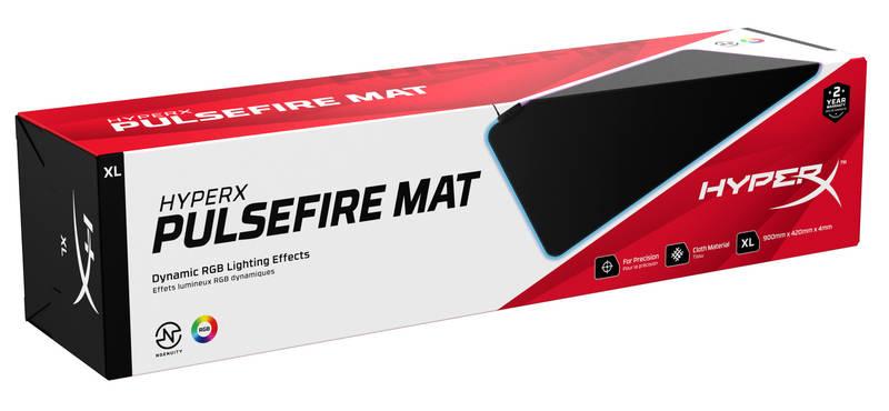 Podložka pod myš HyperX Pulsefire Mat RGB - XL černá