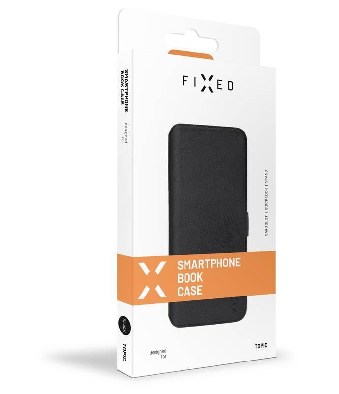 Pouzdro na mobil flipové FIXED Topic na Xiaomi Poco C40 černé