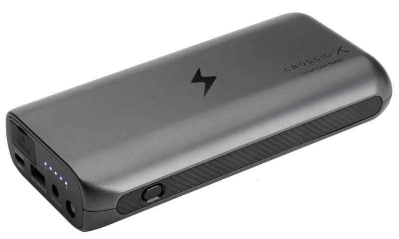 Powerbank Crossio JumpPower FLEXI šedá