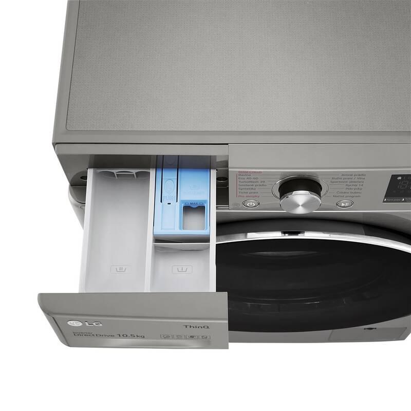Pračka LG FA104V7R2TE stříbrná