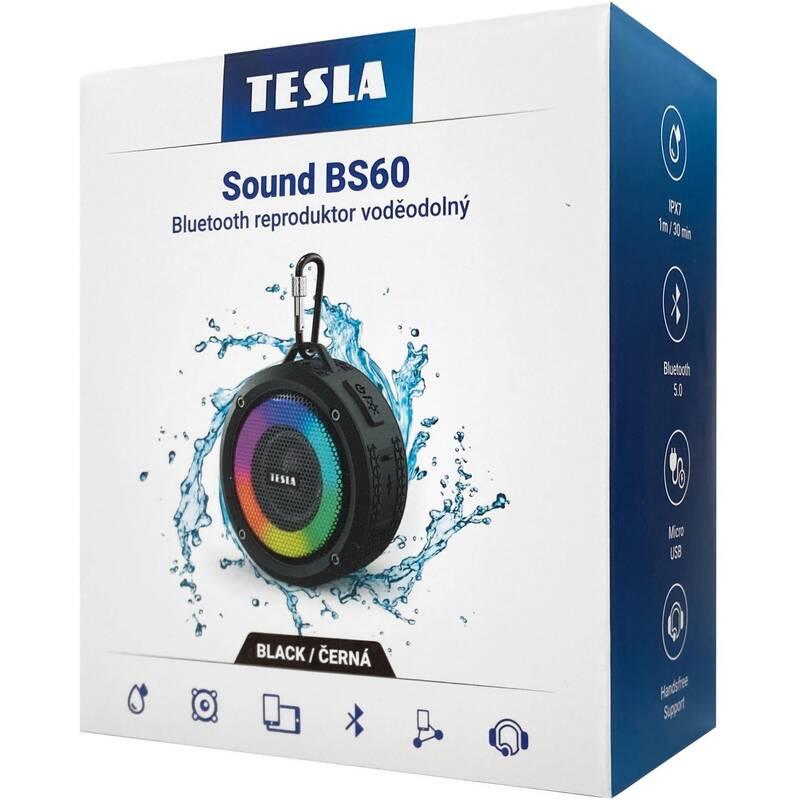Přenosný reproduktor Tesla Sound BS60 černý, Přenosný, reproduktor, Tesla, Sound, BS60, černý
