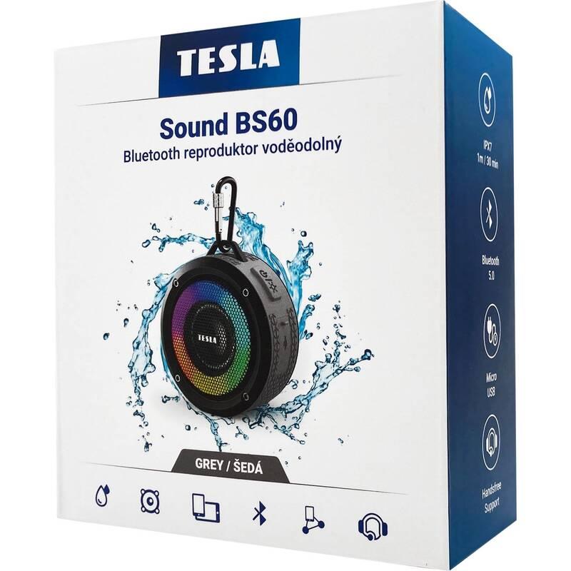 Přenosný reproduktor Tesla Sound BS60 šedý