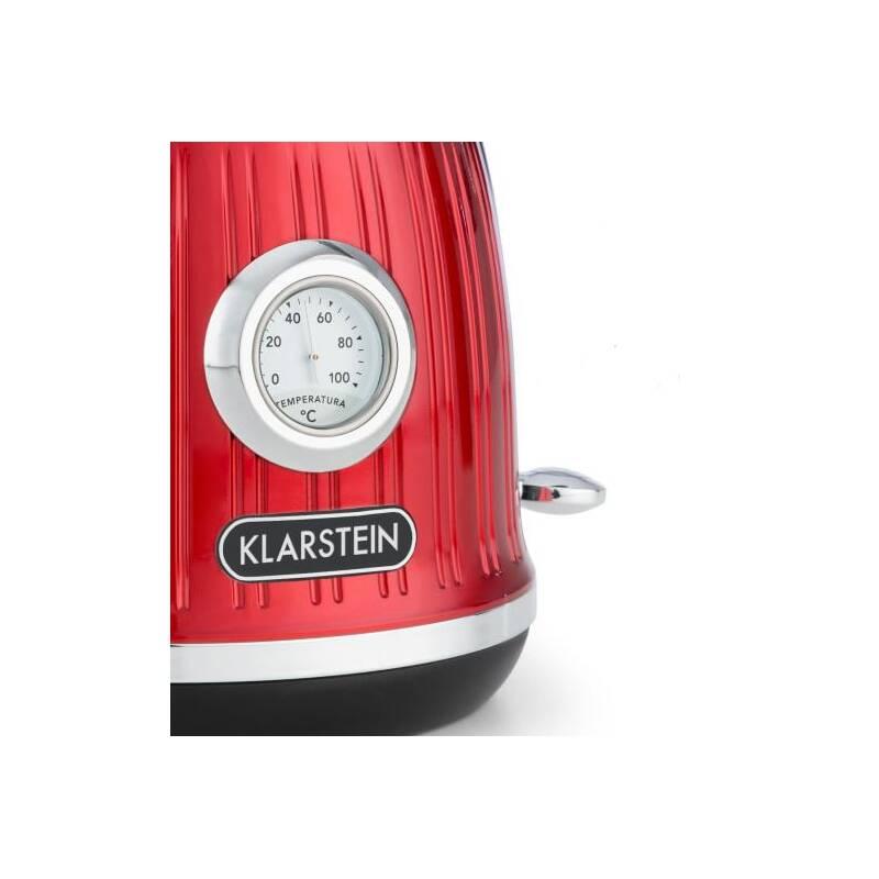Rychlovarná konvice Klarstein Cancan červená