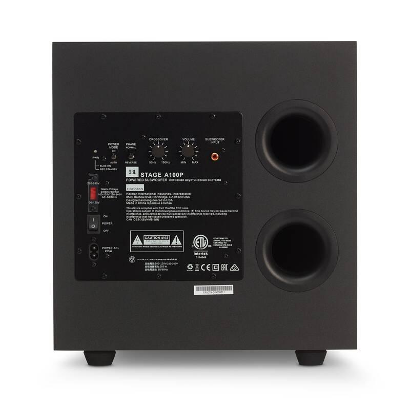 Subwoofer JBL STAGE A100P černý