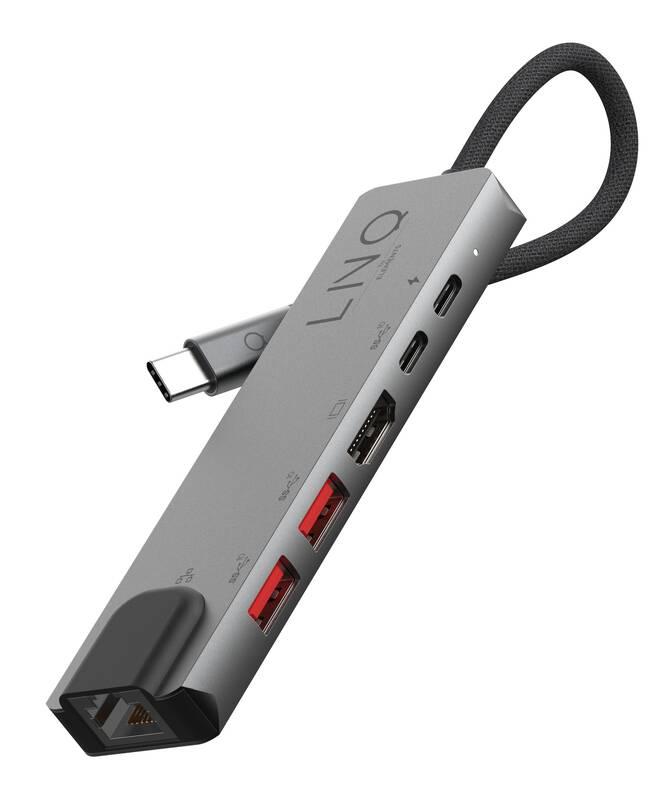 USB Hub Linq byELEMENTS 6in1 PRO USB-C Multiport Hub