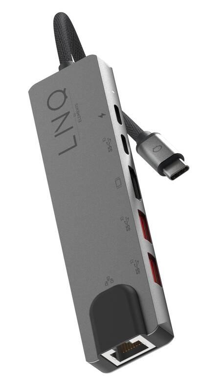 USB Hub Linq byELEMENTS 6in1 PRO USB-C Multiport Hub, USB, Hub, Linq, byELEMENTS, 6in1, PRO, USB-C, Multiport, Hub