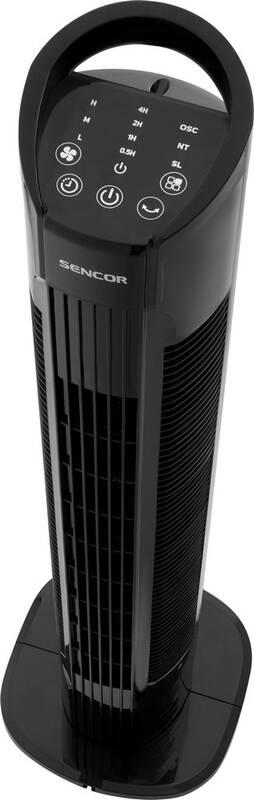 Ventilátor sloupový Sencor SFT 3113BK černý, Ventilátor, sloupový, Sencor, SFT, 3113BK, černý