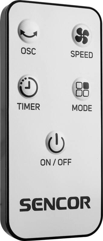 Ventilátor sloupový Sencor SFT 3113BK černý