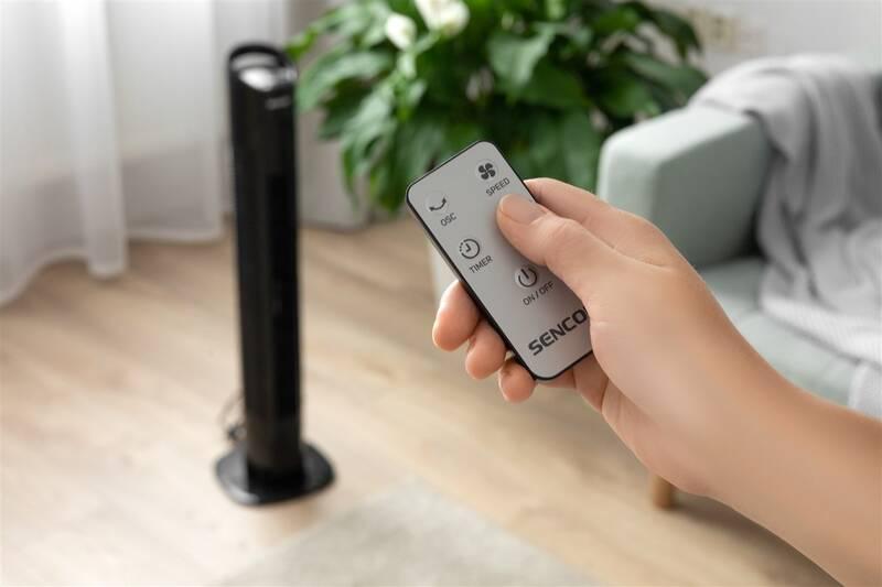 Ventilátor sloupový Sencor SFT 3113BK černý