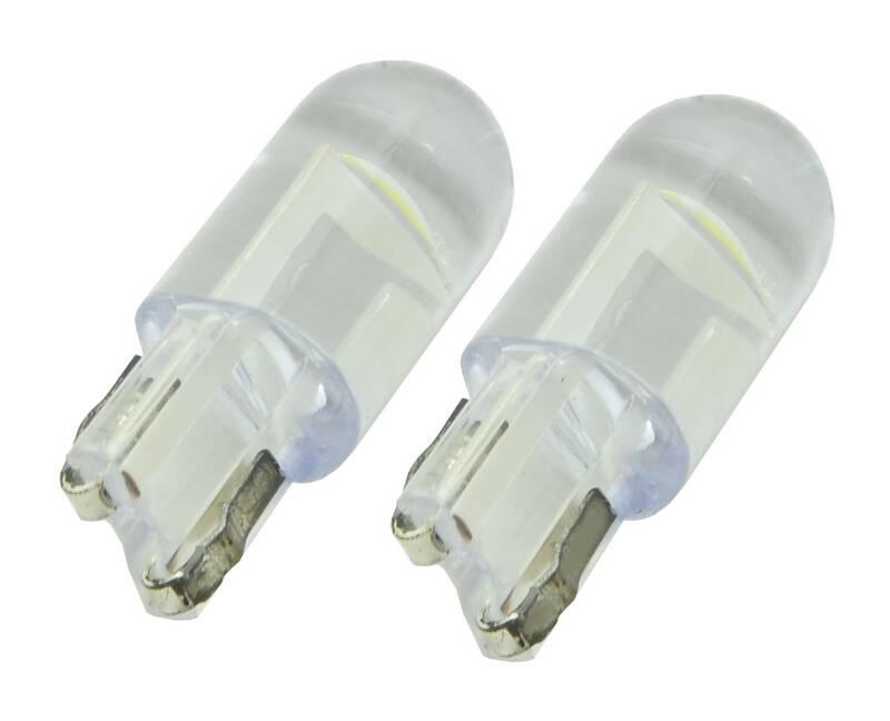 Autožárovka Compass 1LED COB 12V T10 bílá 2ks